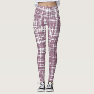 Leggings Bandes rose pâle