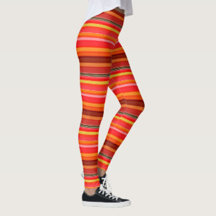 Leggings Bandes rouges