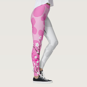 Leggings Bannières de fleurs de cerisier