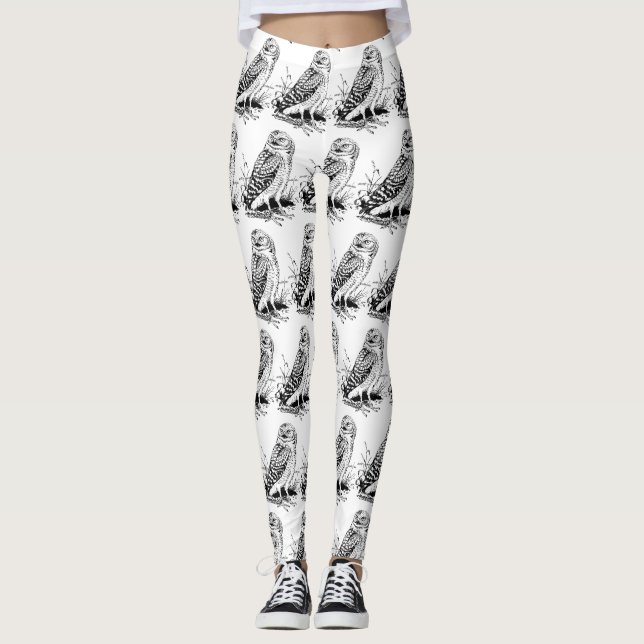 Leggings Barne Owl Thunder_Cove (Devant)