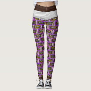 Leggings Barre à bonbons au chocolat