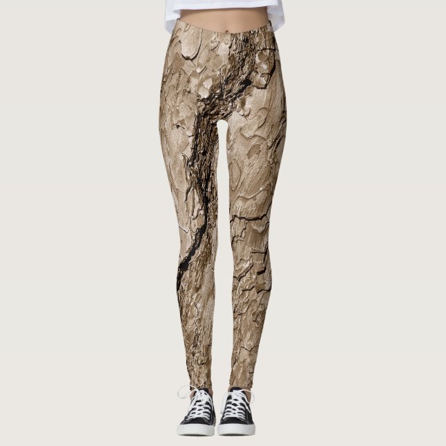 Leggings Barre d'arbre B (Devant)