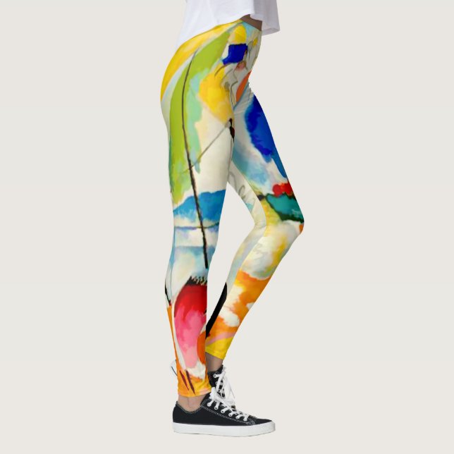 Leggings Bataille maritime de Kandinsky 1913 (Droite)
