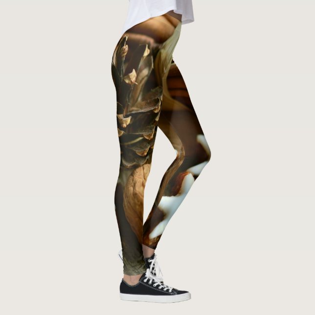 Leggings Bâtons et étoiles de cannelle de Noël (Droite)