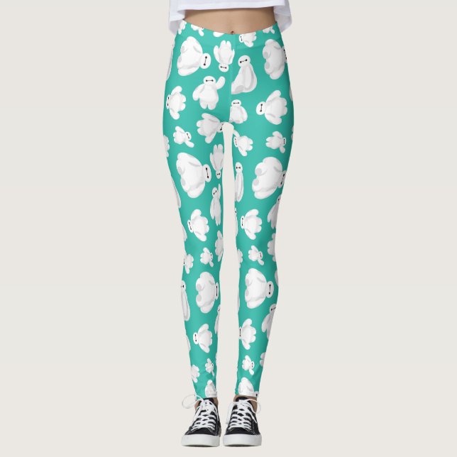 Leggings Baymax Green Classic Motif (Devant)