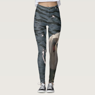 Leggings Beau cygne blanc