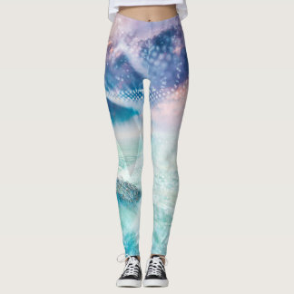 Leggings Beau pantalon de yoga de scène de plage