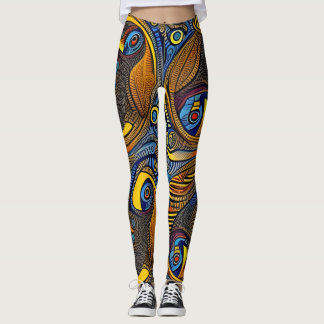 Leggings Beaux hérissons traditionnels