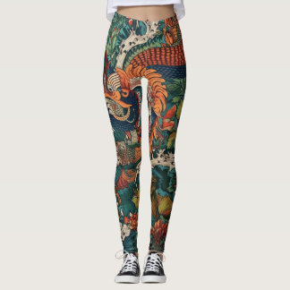 Leggings Beaux hérissons traditionnels