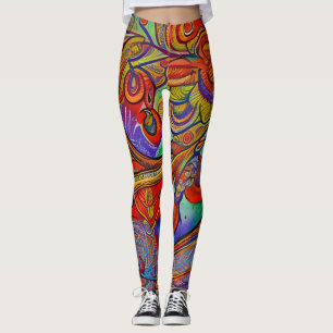 Leggings Beaux hérissons traditionnels