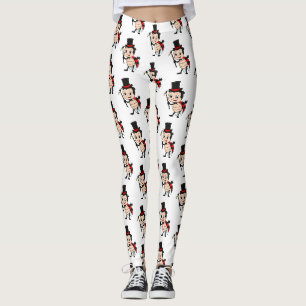 Leggings Bébé mignon avec chapeau et dessin animé de cravat