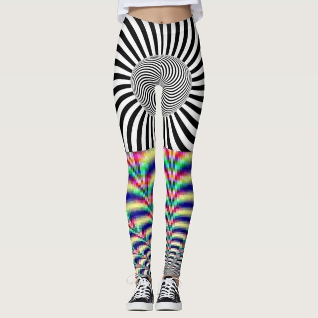 Leggings Bel hypnotique et conception de Psychodelic (Devant)