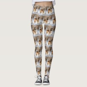 Leggings Belge Tervuren Laissons neiger Noël