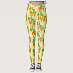 Leggings Belle illustration du quatuor de carottes à carott