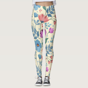 Leggings Belle jambe florale de printemps