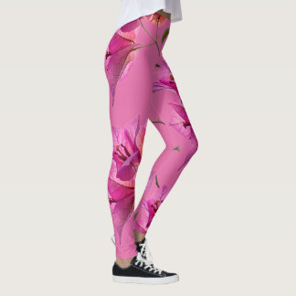 Leggings Belle Kagoj Phool Fleur en Papier Botanique Flore
