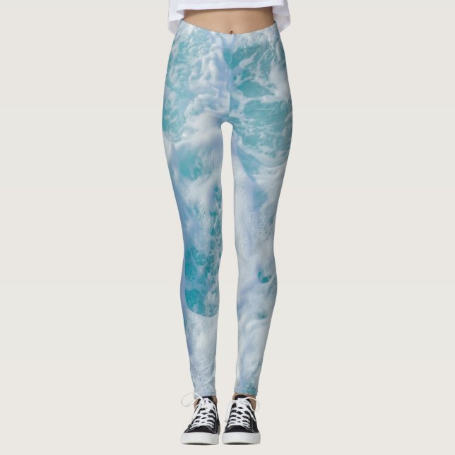 Leggings belle mer ​ mousse ​ (Devant)