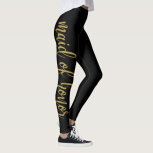 Leggings Belle Parties scintillant de script festif, femme 