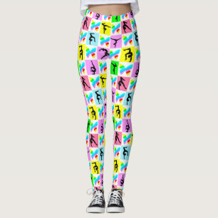 LEGGINGS BELLES FILLES GYMNASTIQUES DE BEAUX BUTTERFLY