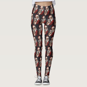 Leggings Berger australien avec Noël du Père Noël