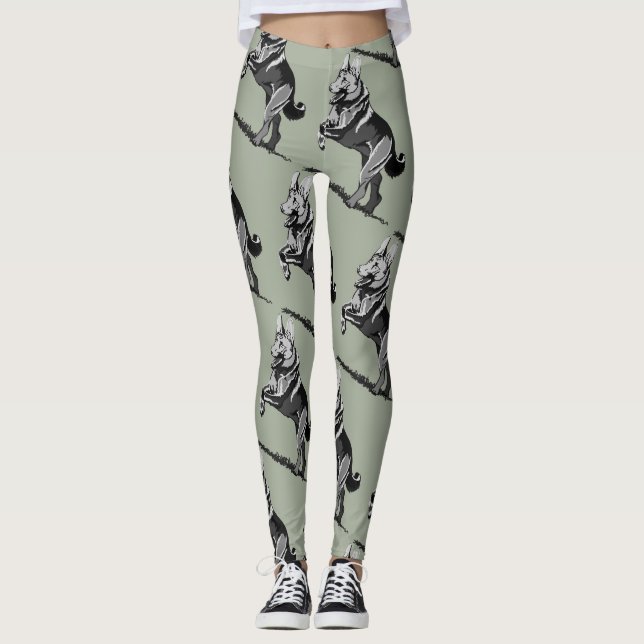 Leggings Bergers allemands (Devant)