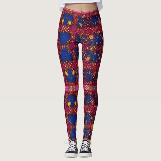Leggings Berry Wall (Devant)