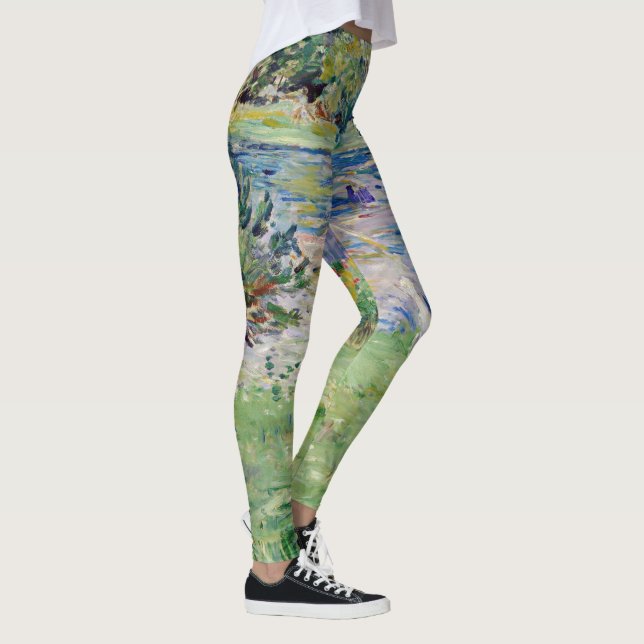 Leggings Berthe Morisot - Fille en bateau avec oie (Droite)