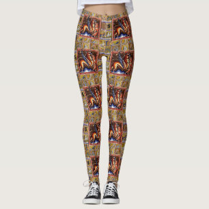 LEGGINGS BESTIAIRE MÉDIÉVAL, GRIFFIN ET GARDE SAUVAGE, ANIM