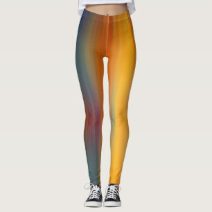 Leggings Bi-color numérique Abstraite