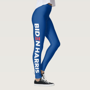 Leggings Biden / Harris Blanc et bleu
