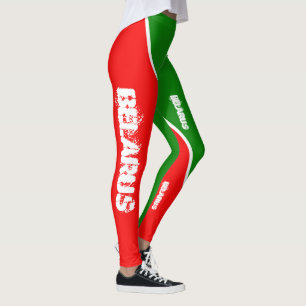 Leggings Biélorussie Drapeau national biélorusse Couleurs