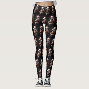 Leggings Biewer Terrier Avec Noël Festif Du Père Noël