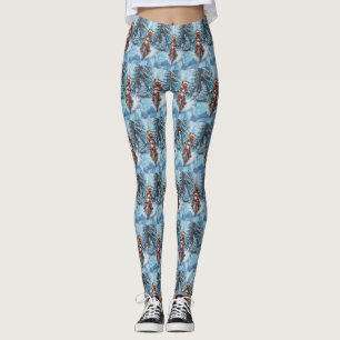 Leggings Biewer Terrier Chien équitation Moto Noël