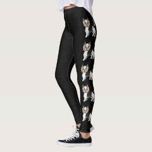 Leggings Biewer Terrier Chiens de Dessin Animé Mignons sur