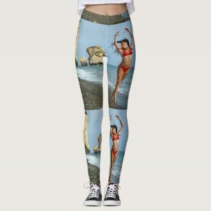 Leggings Bikini Model Dancing Thunder_Cove