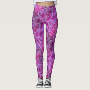Leggings Billets de 100 $ roses