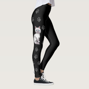 Leggings Birman / Ragdoll Lilac Point - Pattes Noires