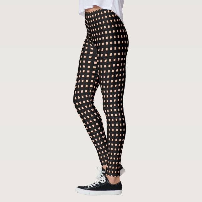Leggings Black-Checks-Gold-_CLASSIC REVAMPED-XS-TO--XL_ (Gauche)