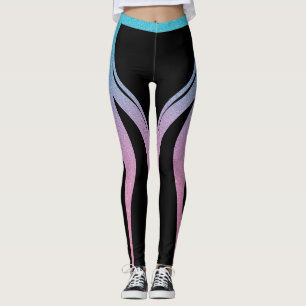 Leggings Black Girly Parties scintillant Coeur Butt Activew