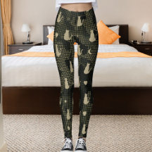 Black Grey Olive Brown Dots Cat Camouflage Pattern