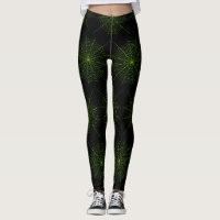 Black neon vert toile d'araignée Halloween motif