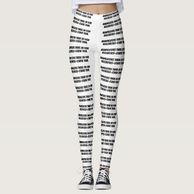 leggings blancs "Les manipulateurs prospèrent sur  (Devant)