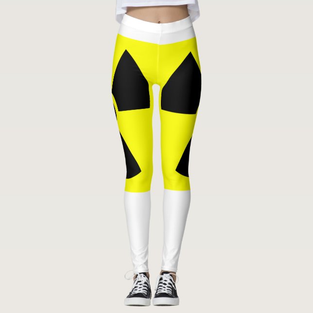 Leggings blancs radioactifs (Devant)