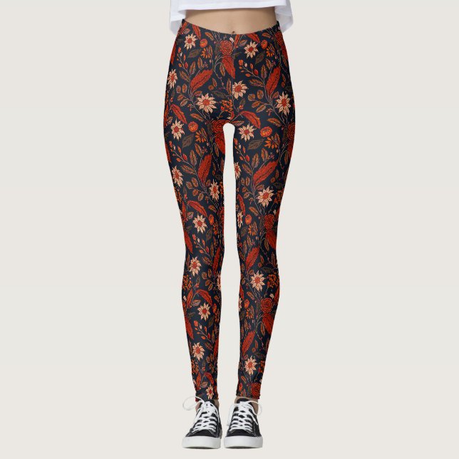 Leggings Blerta 3 - Motif floral (Devant)