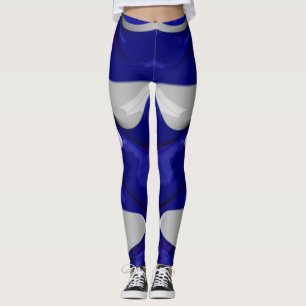 Leggings ~bleu brillant blanc ~ Original