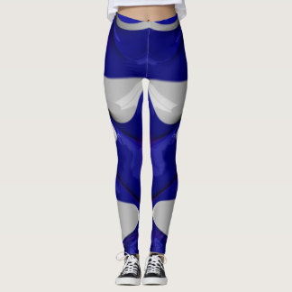 Leggings ~bleu brillant blanc ~ Original