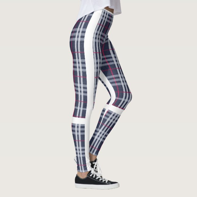 Leggings Bleu de la marine contrôlée de Londres (Droite)