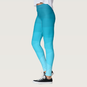 Leggings Bleu dégradé Polygonal