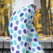 Bleu et Alice bleu Polka Motif