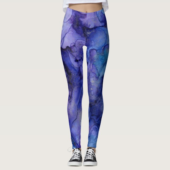 Leggings Bleu rose (Devant)